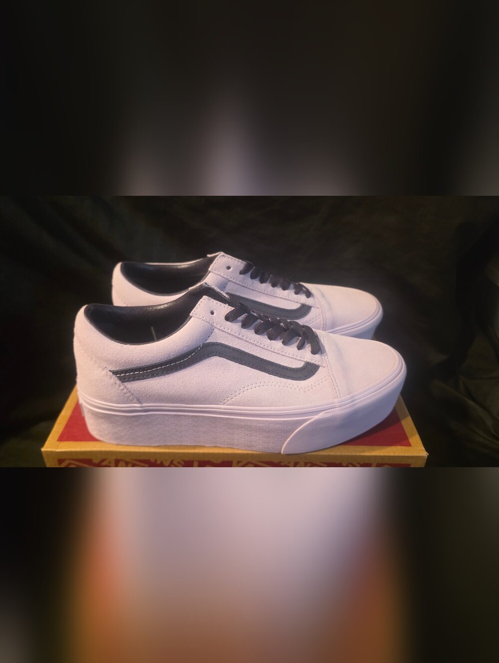 Vans Old Skool Stackform Suede Lavender Women Size 9.5 NWB Defect